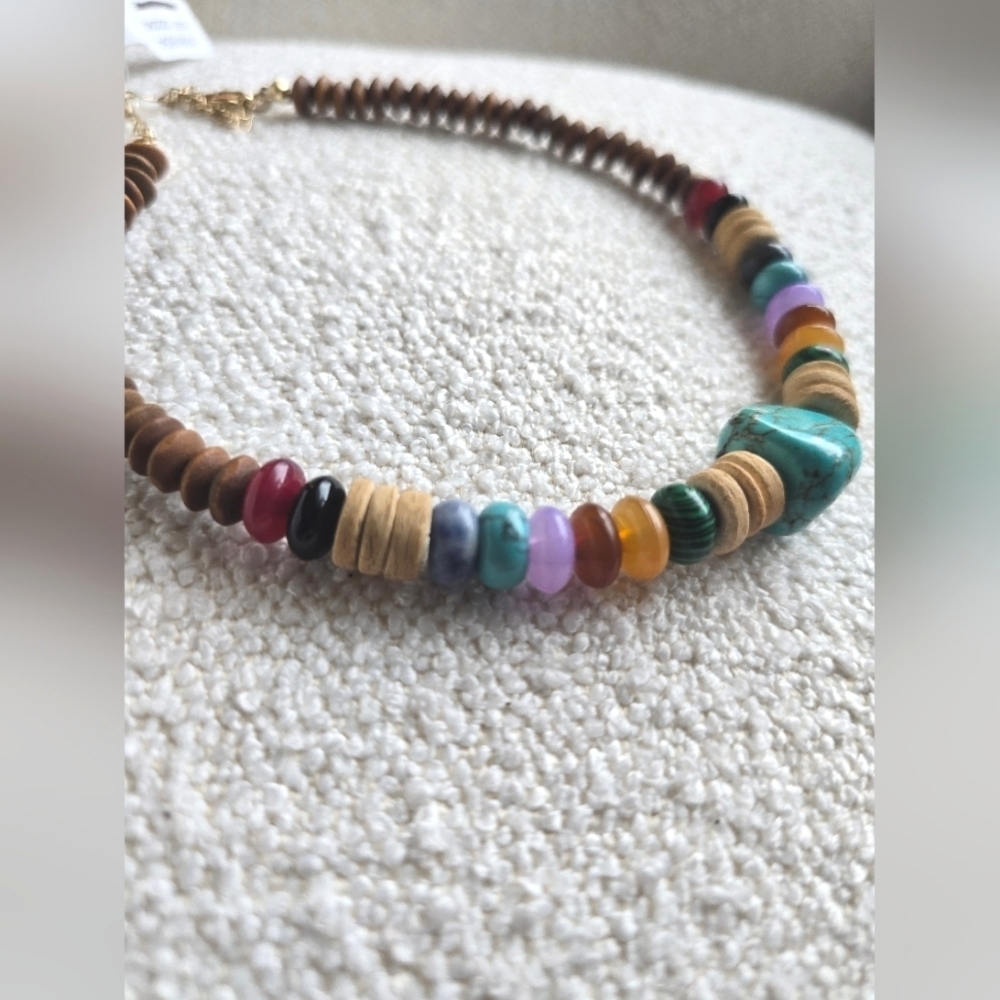 NWT - Free People, Stardust Choker, Woods And Blue -SOLD OUT -$48 - Picture 5 of 8